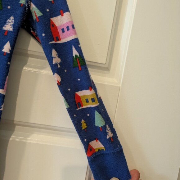 Hanna Andersson Holiday Christmas Long John Pajama Set 3T - Picture 5 of 9